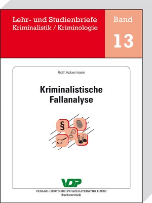 cover image of Kriminalistische Fallanalyse